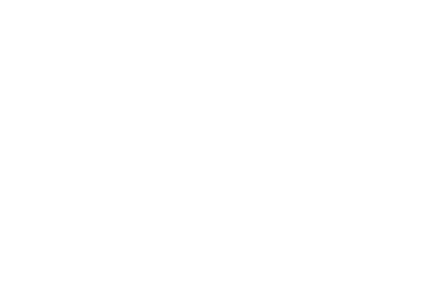 White icon of hand holding a globe.
